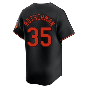 Men's Baltimore Orioles Adley Rutschman Limited Black Alternate Jersey