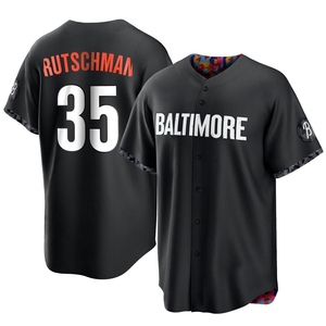 Men's Baltimore Orioles Adley Rutschman Authentic Black 2023 City ...