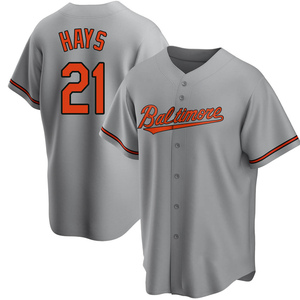 Nike Youth Baltimore Orioles Austin Hays #21 White Cool Base Home Jersey
