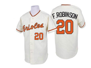 Brooks Robinson Men's Baltimore Orioles Throwback Jersey - Grey Replica