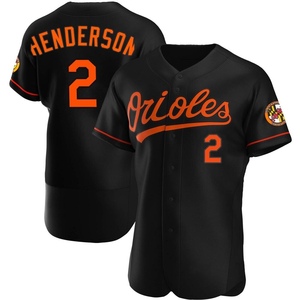 Men's Baltimore Orioles Gunnar Henderson Authentic Black Alternate Jersey