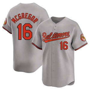 Men's Baltimore Orioles Scott Mcgregor Limited Gray Road Jersey