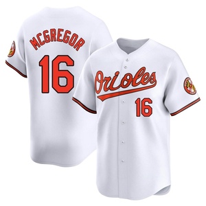 Men's Baltimore Orioles Scott Mcgregor Limited White Home Jersey