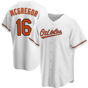 Men's Baltimore Orioles Scott Mcgregor Replica White Home Jersey