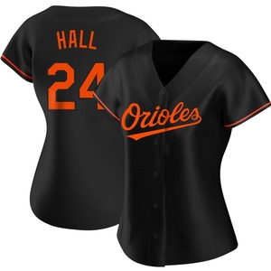 Adley Rutschman Men's Baltimore Orioles Alternate Jersey - Black  Holographic Replica