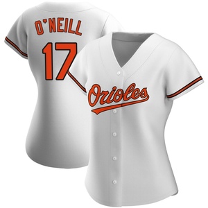 Women's Baltimore Orioles Tyler O'Neill Authentic White Home Jersey