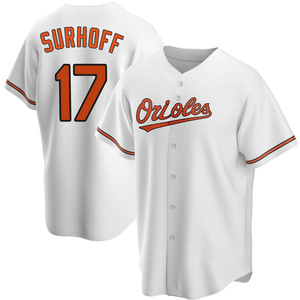 Bj Surhoff Baltimore Orioles Men's Orange Roster Name & Number T-Shirt 